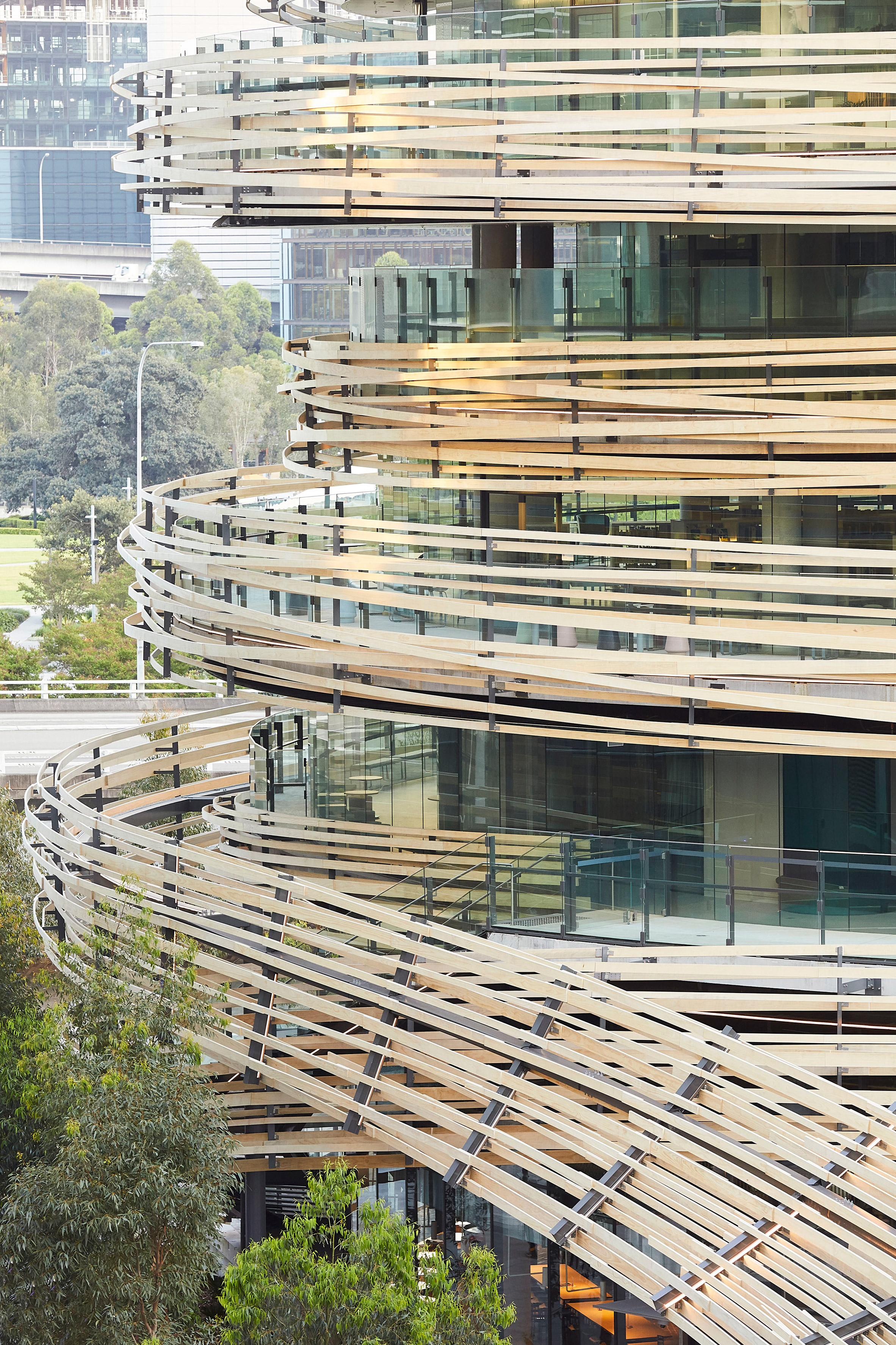 The building is accessible and recognizable from multiple directions.